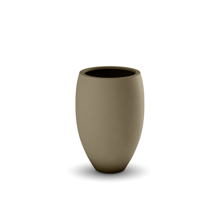 Brandy GFRC Planter in Sandstone Color - empty