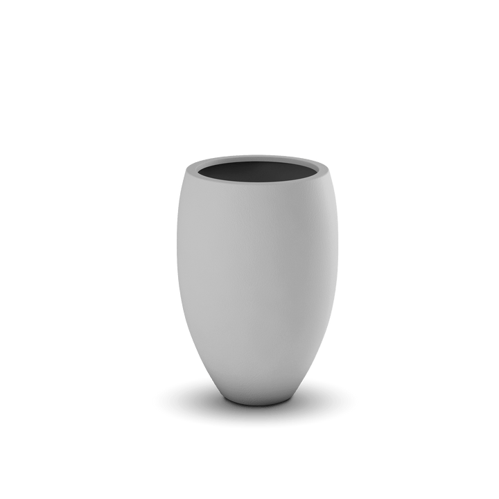 Brandy GFRC Planter in White Color - empty