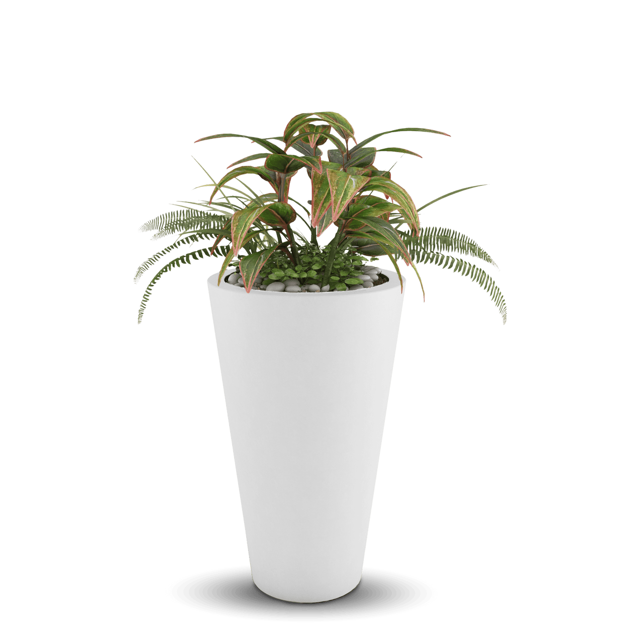 cone planter pot Cone Concrete Planter