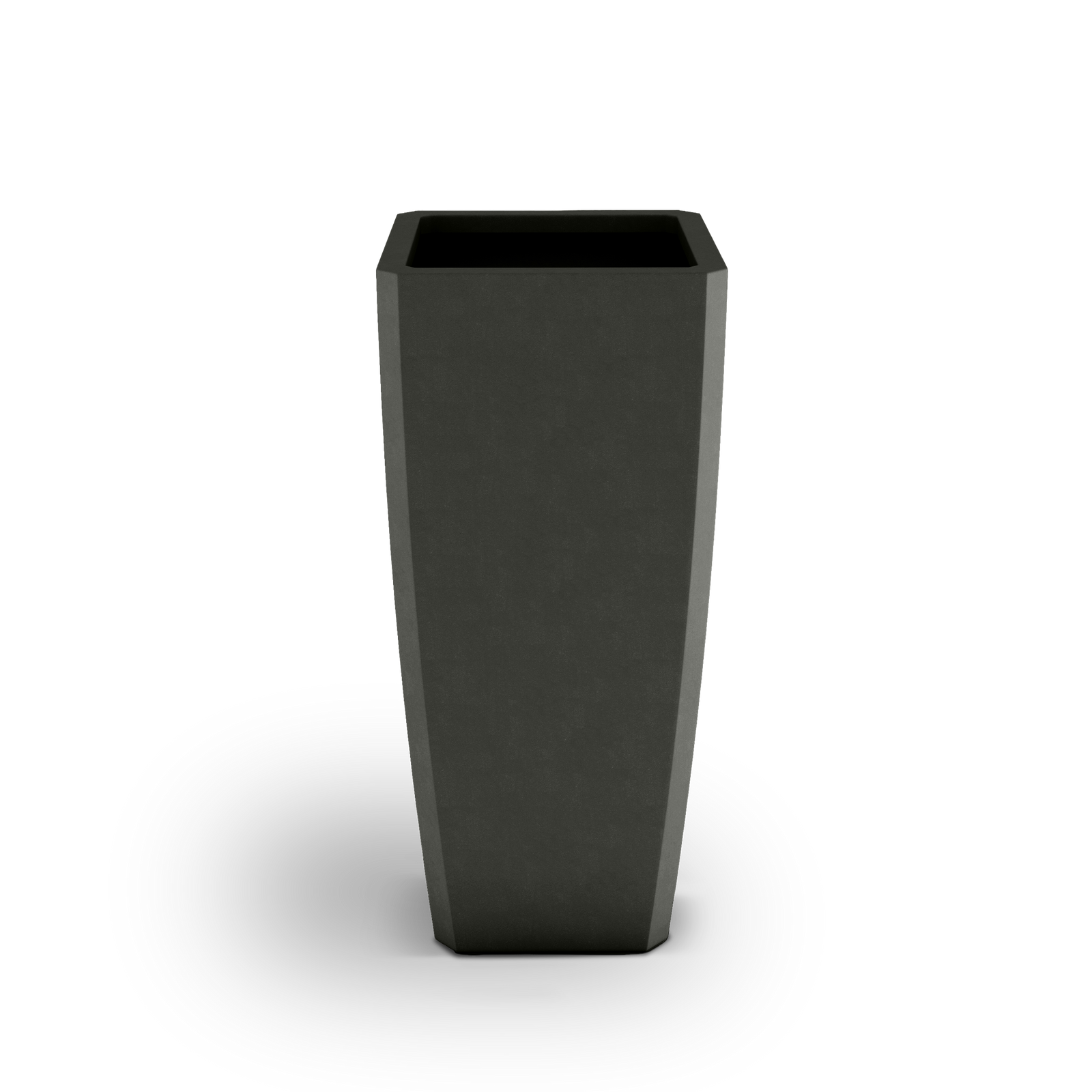 Quartet GFRC Planter in French Gray Color - 3/4 view