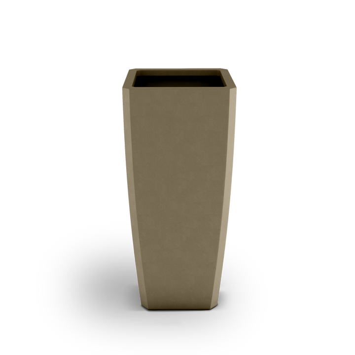 Quartet GFRC Planter in Sandstone Color - 3/4 view