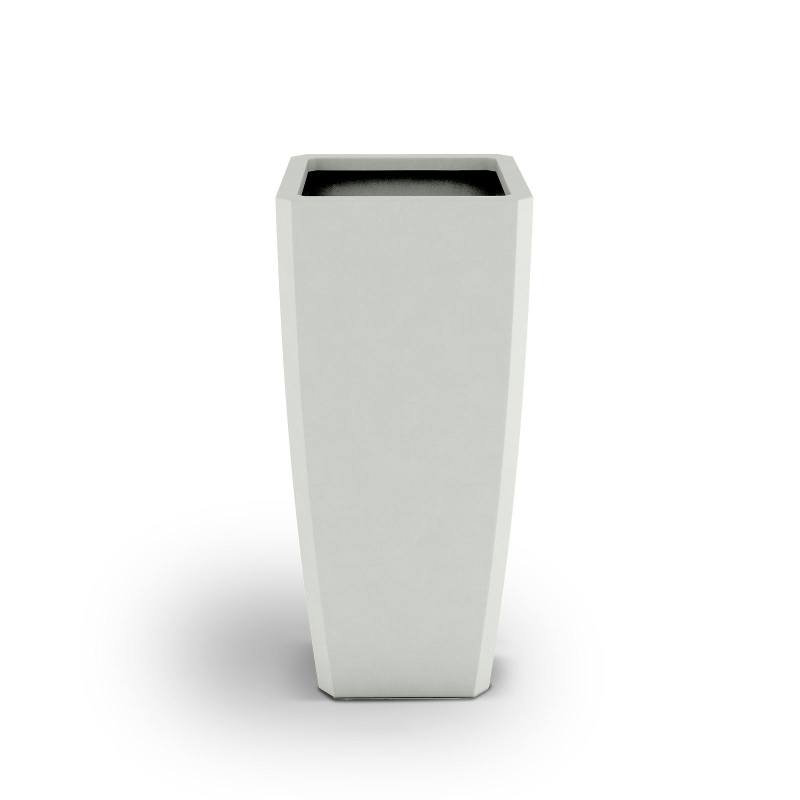 Quartet GFRC Planter in White Color - 3/4 view