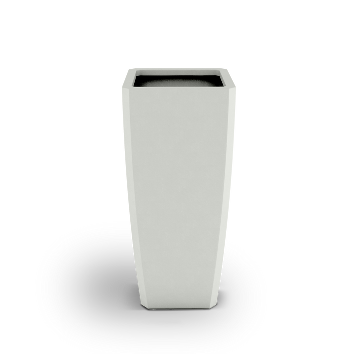 Quartet GFRC Planter in White Color - 3/4 view
