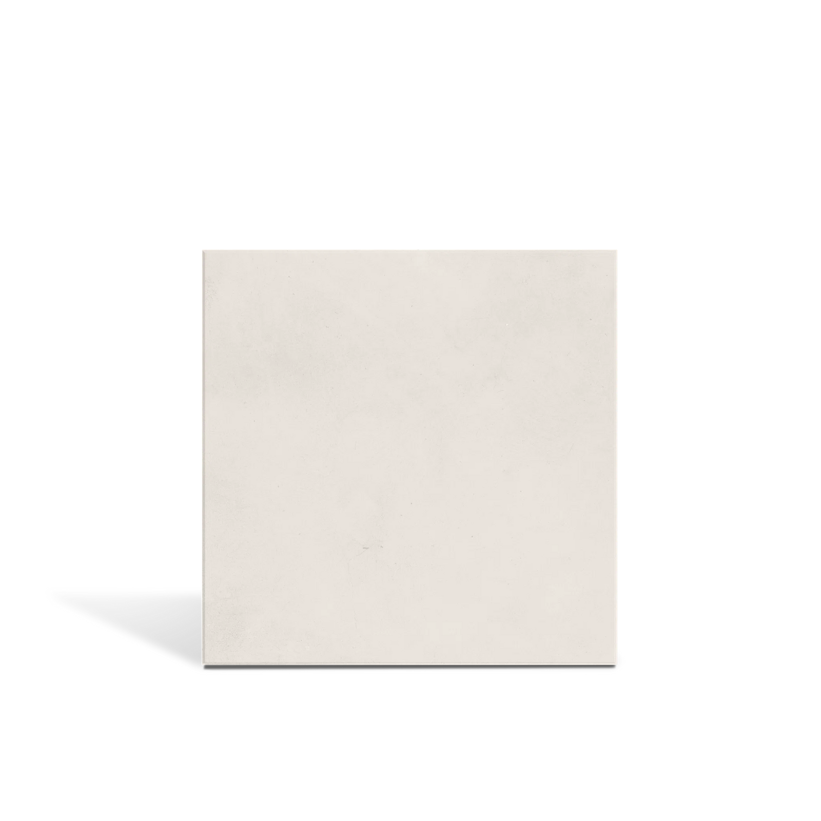 ROMA Flat 3D concrete wall tile in White — minimal feature-wall tile by ModaConcrete