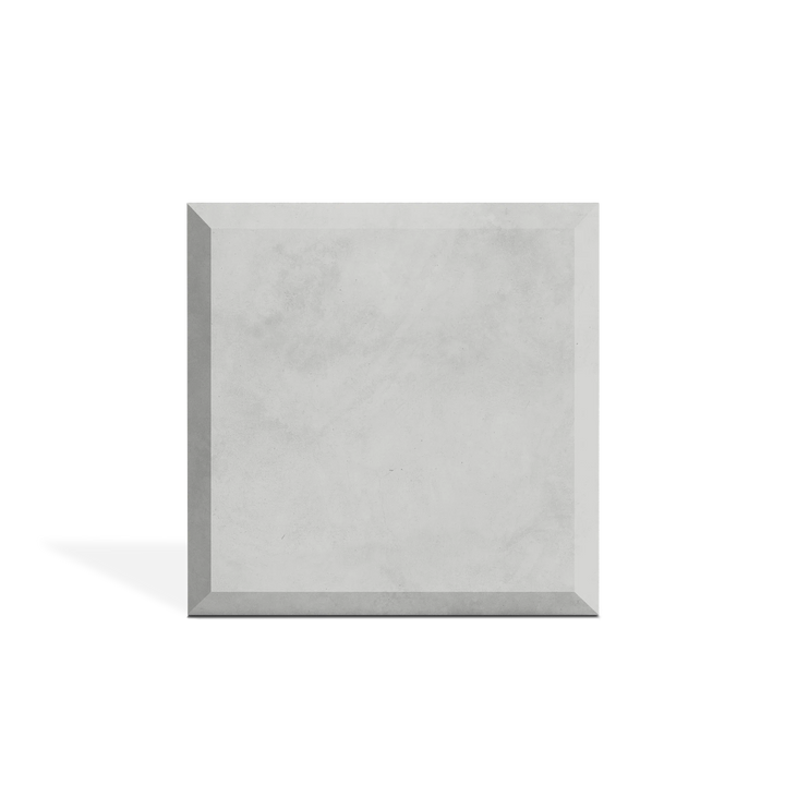 VELA Gray concrete wall tile – shallow relief decorative surface tile · ModaConcrete