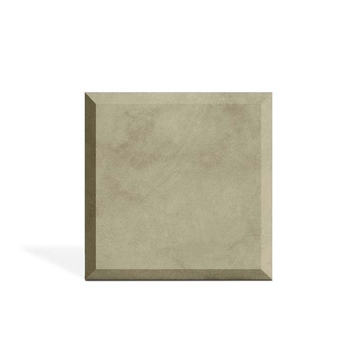 VELA Sage concrete wall tile – shallow relief decorative surface tile · ModaConcrete