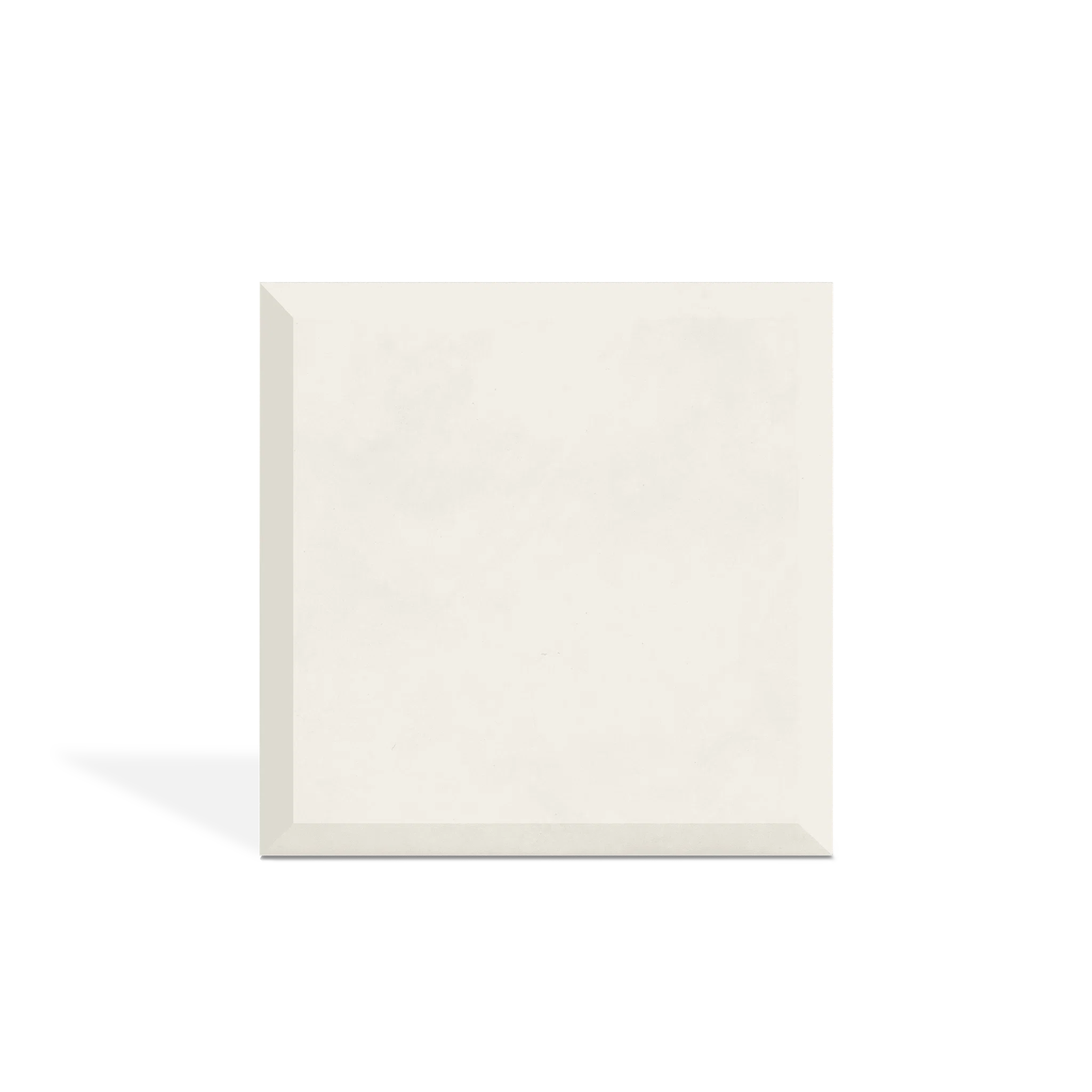 VELA White concrete wall tile – shallow relief decorative surface tile · ModaConcrete