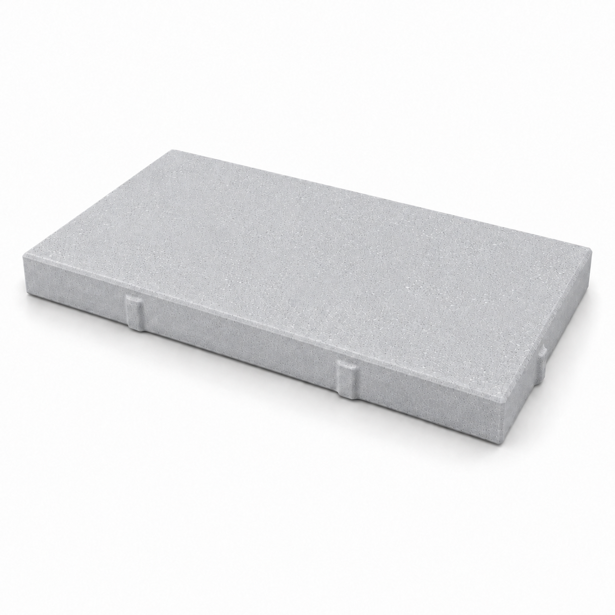 ModaPAVE 32x16 grade-set wet-cast concrete paver in Platinum — studio render — ModaConcrete