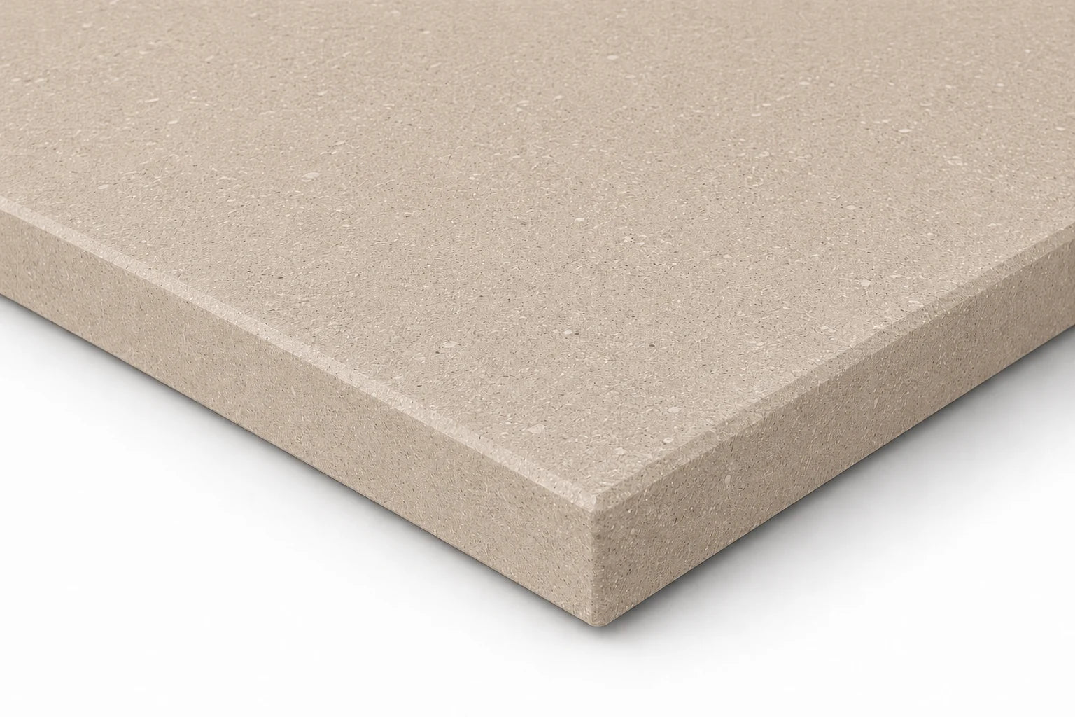 ModaPAVE 32x16 pedestal concrete pavers in Sand — wide lifestyle view | ModaConcrete outdoor hardscape
