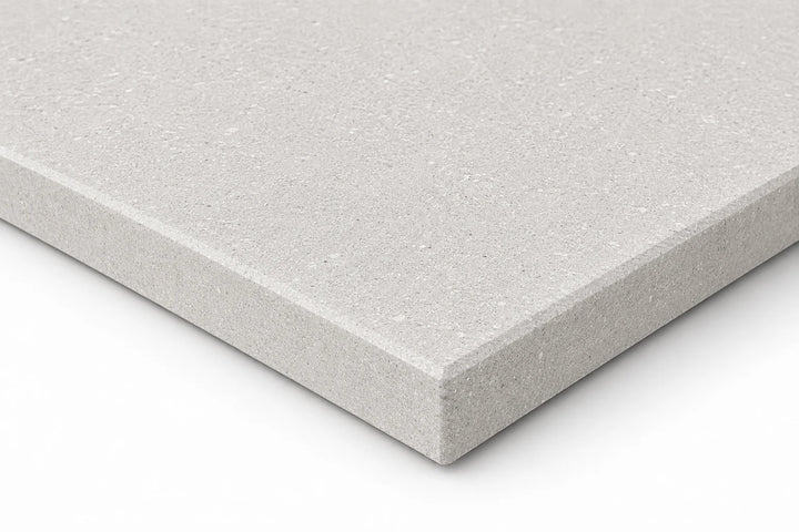 ModaPAVE 32x16 pedestal concrete paver in White — edge detail | ModaConcrete outdoor hardscape