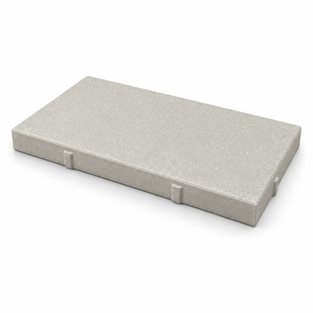 ModaPAVE 32x16 concrete paver in White — three-quarter studio view | ModaConcrete outdoor hardscape