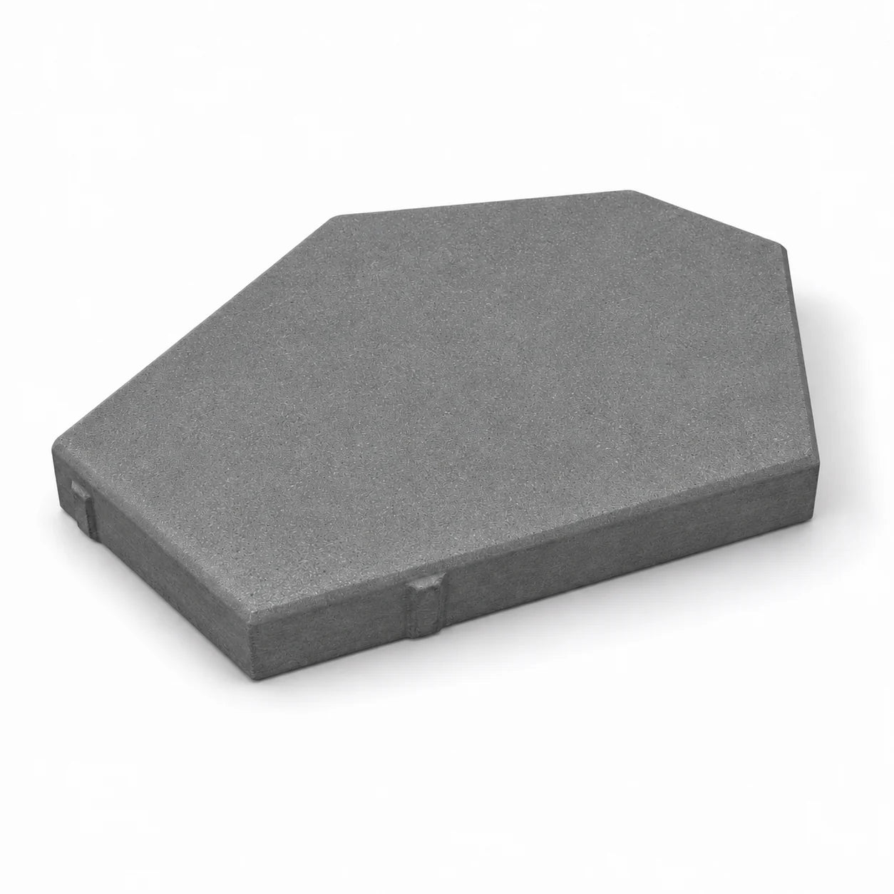 ModaPAVE hexagon concrete paver in Graphite — render view | ModaConcrete outdoor hardscape