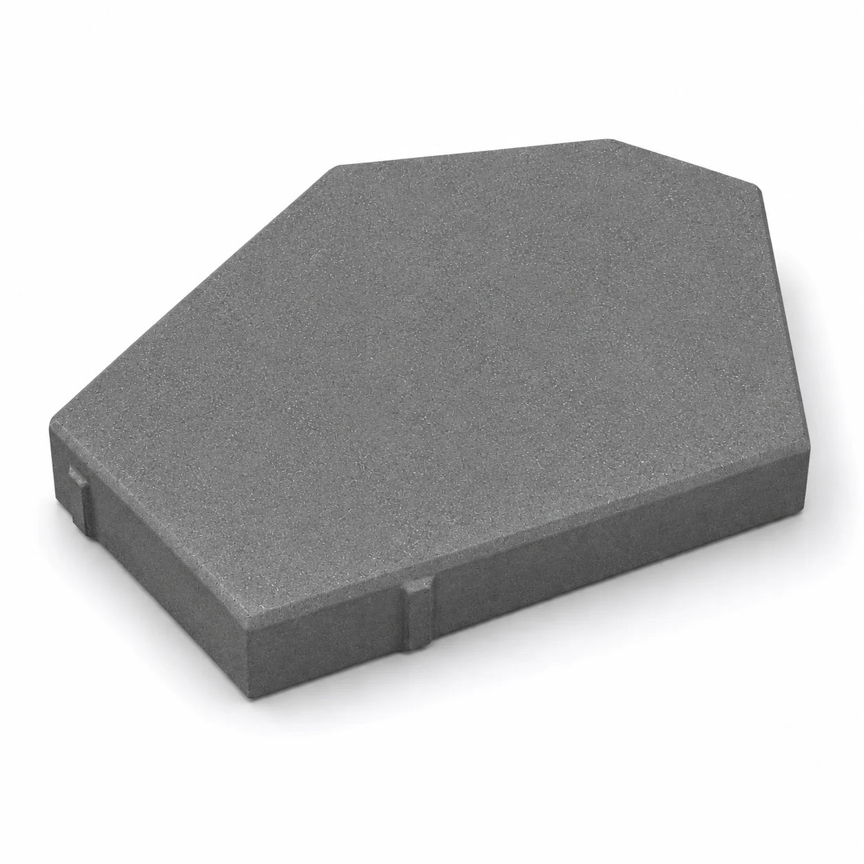 ModaPAVE hexagon concrete paver in Graphite — render view | ModaConcrete outdoor hardscape