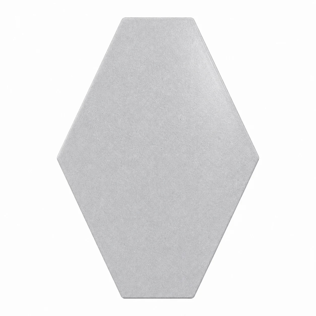 ModaPAVE hexagon concrete paver in Platinum — render view | ModaConcrete outdoor hardscape