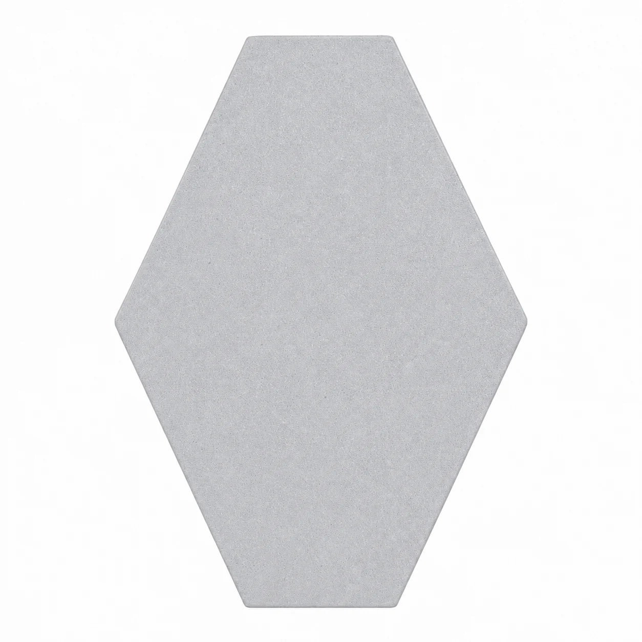 ModaPAVE hexagon concrete paver in Platinum — render view | ModaConcrete outdoor hardscape