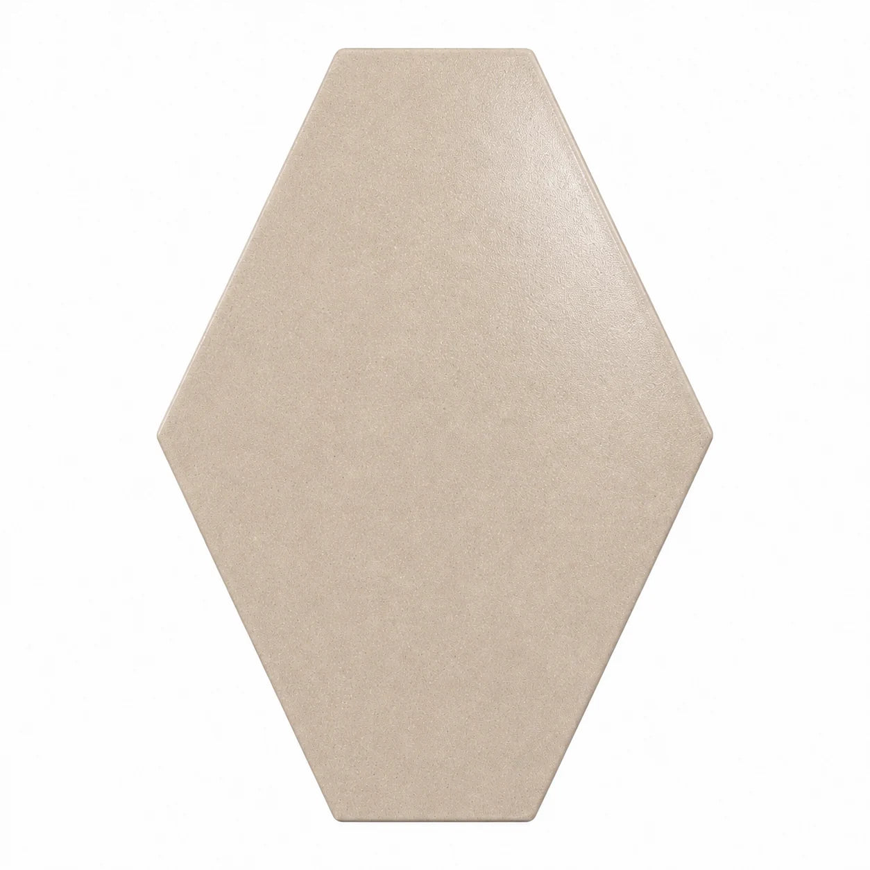 ModaPAVE hexagon concrete paver in Sand — render view | ModaConcrete outdoor hardscape