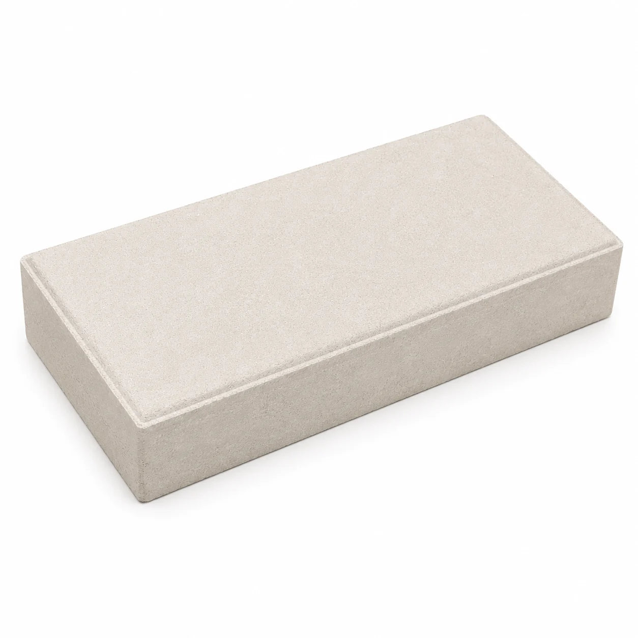 ModaPAVE Hyperion HyperCast concrete paver in Natural — three-quarter studio view | ModaConcrete outdoor hardscape