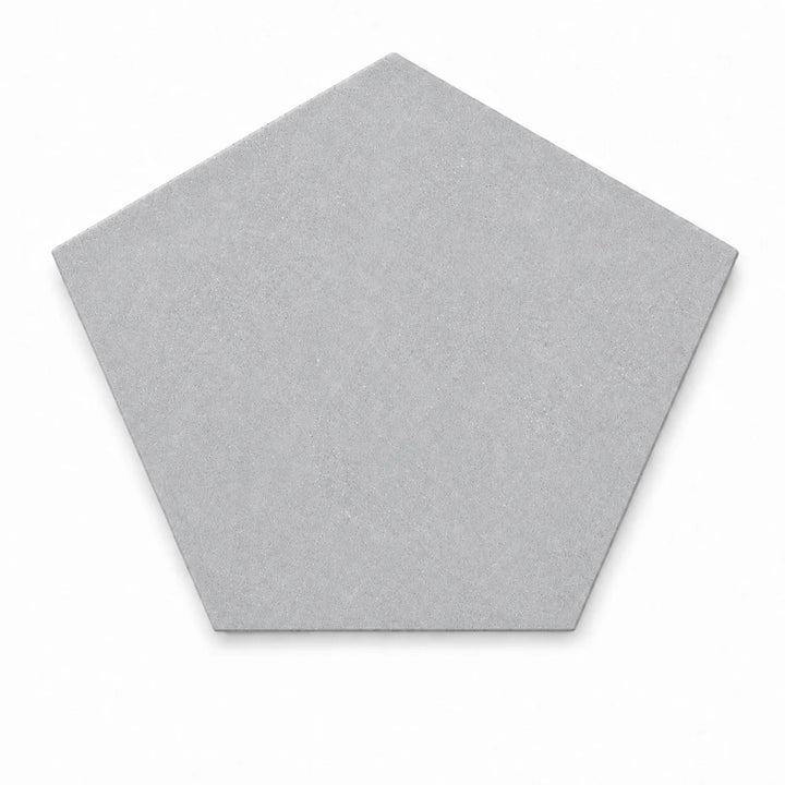 ModaPAVE pentagon concrete paver in Gray — render view | ModaConcrete outdoor hardscape