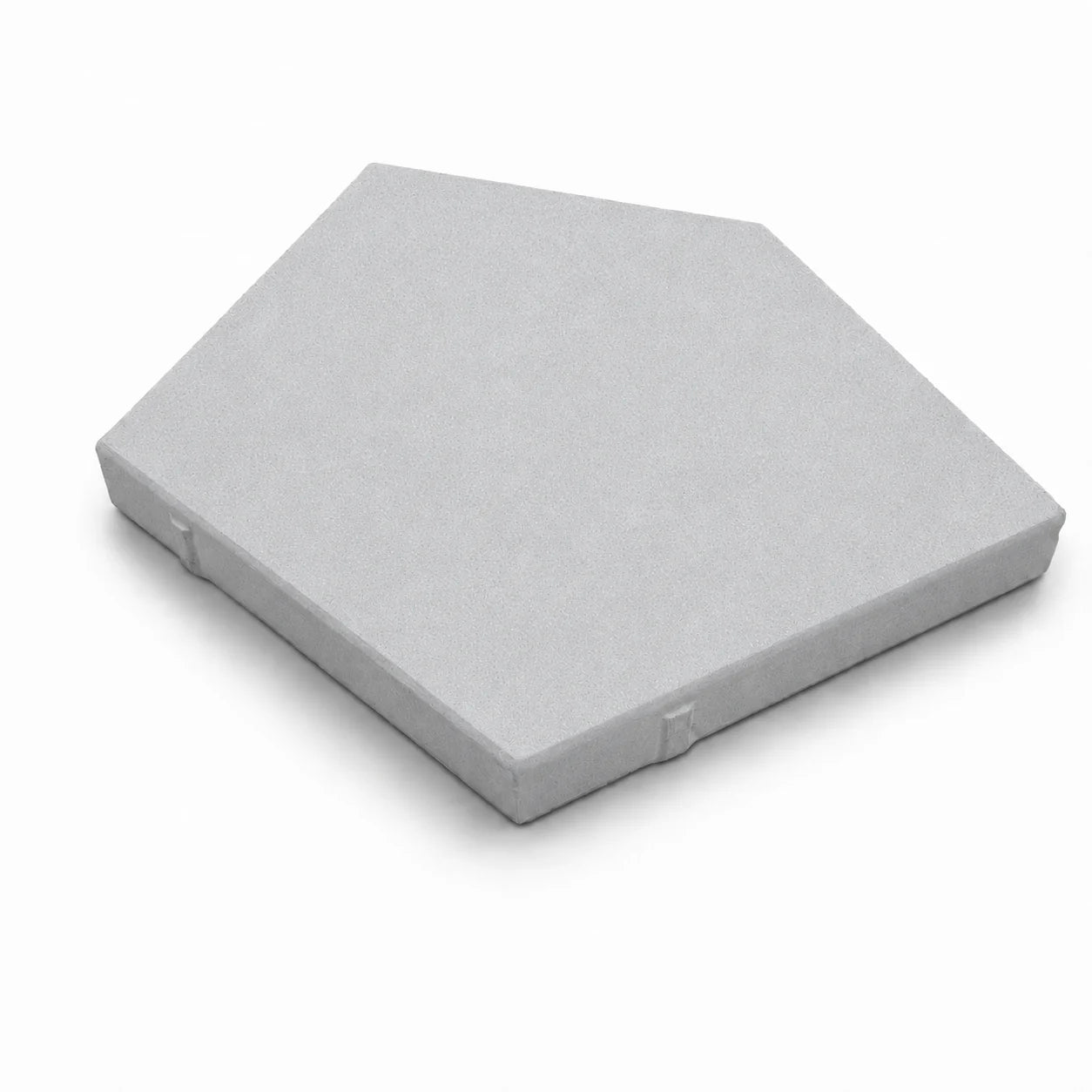 ModaPAVE pentagon concrete paver in Platinum — render view | ModaConcrete outdoor hardscape