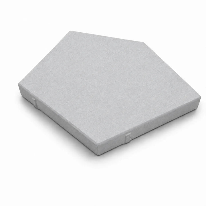 ModaPAVE pentagon concrete paver in Platinum — render view | ModaConcrete outdoor hardscape