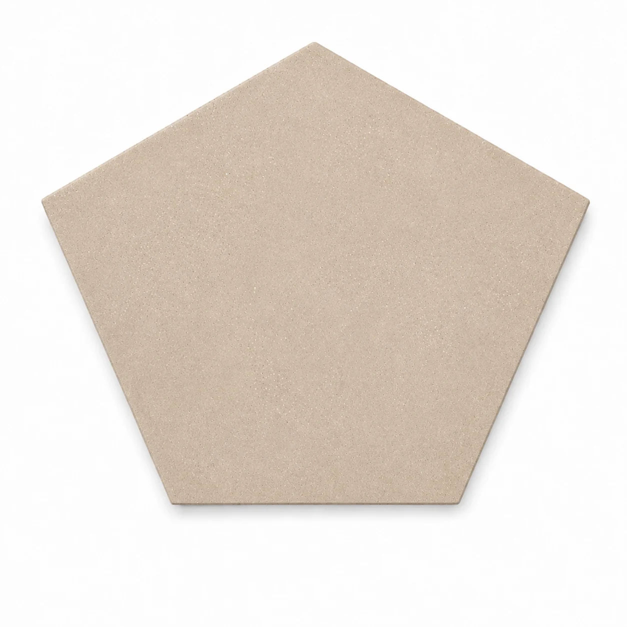 ModaPAVE pentagon concrete paver in Sand — render view | ModaConcrete outdoor hardscape