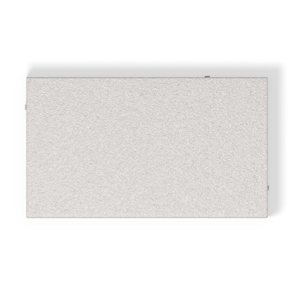 ModaPAVE straight concrete pool coping in White, top view