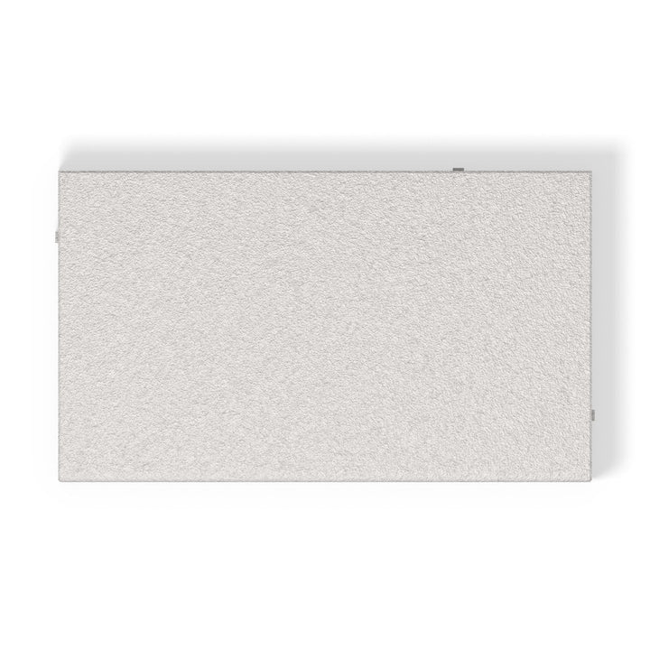ModaPAVE straight concrete pool coping in White, top view