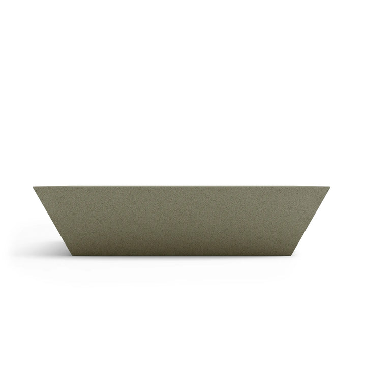 Newport Large Outdoor Shallow Planter Extra Large 36" x 8" White