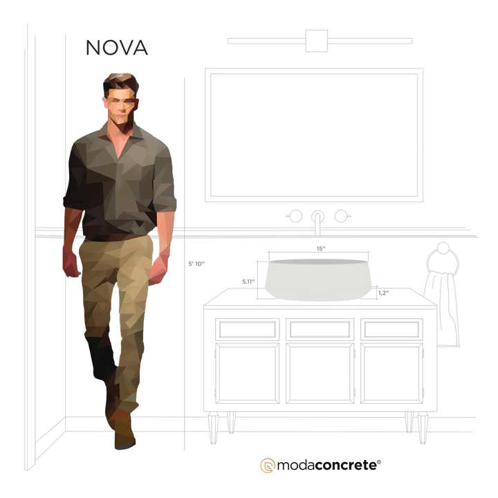 Nova Concrete Sink