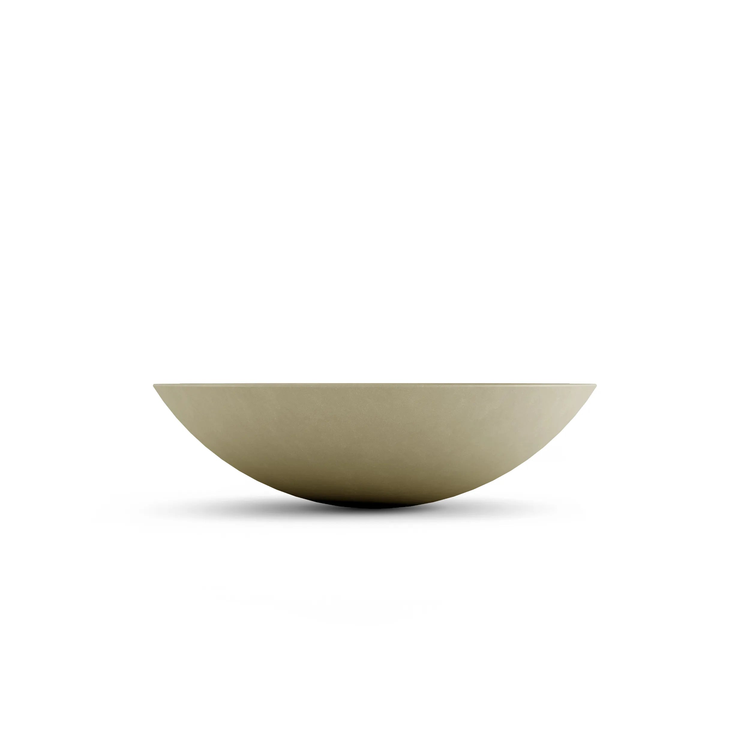 Oceanside Outdoor Shallow Planter Medium Grey