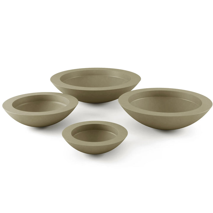 Oceanside Outdoor Shallow Planter Medium Sand