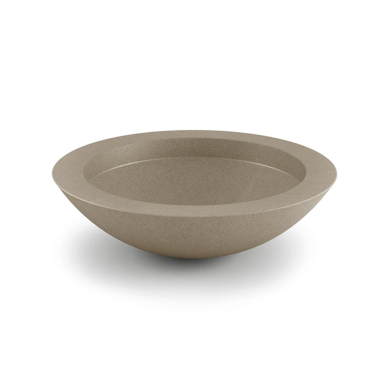 Oceanside Outdoor Shallow Planter Small French Grey