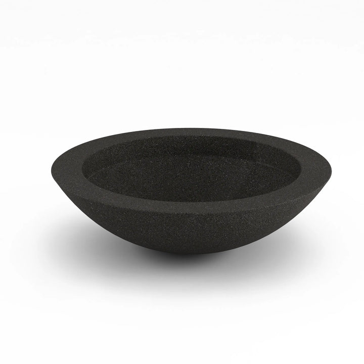 Oceanside Outdoor Shallow Planter Small Graphite