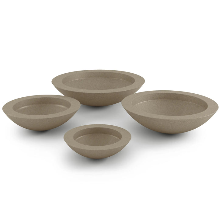 Oceanside Outdoor Shallow Planter Small Rose