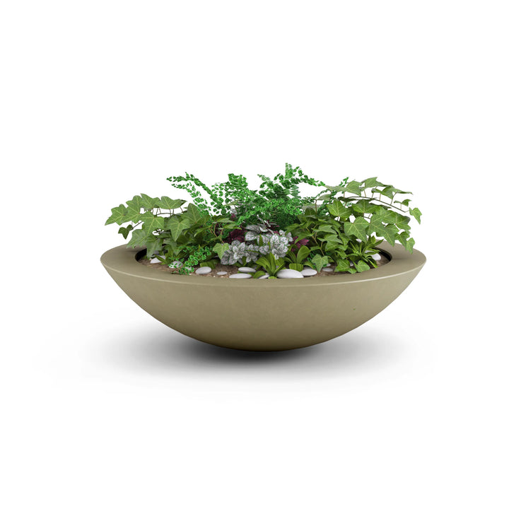 Oceanside Outdoor Shallow Planter Small Sage