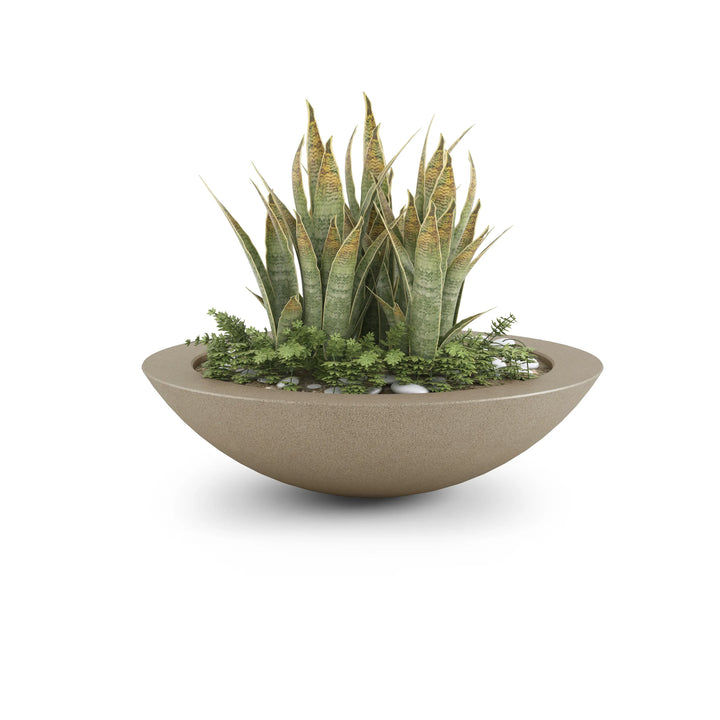 Oceanside Outdoor Shallow Planter Small Sand