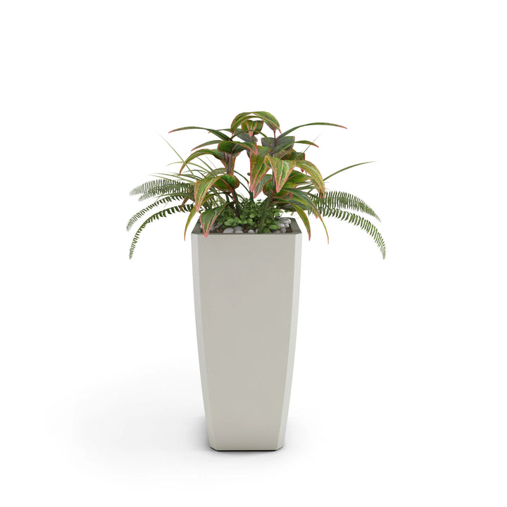 Quartet Large Planter Small Planter 27" H x 18" W Dover Blue