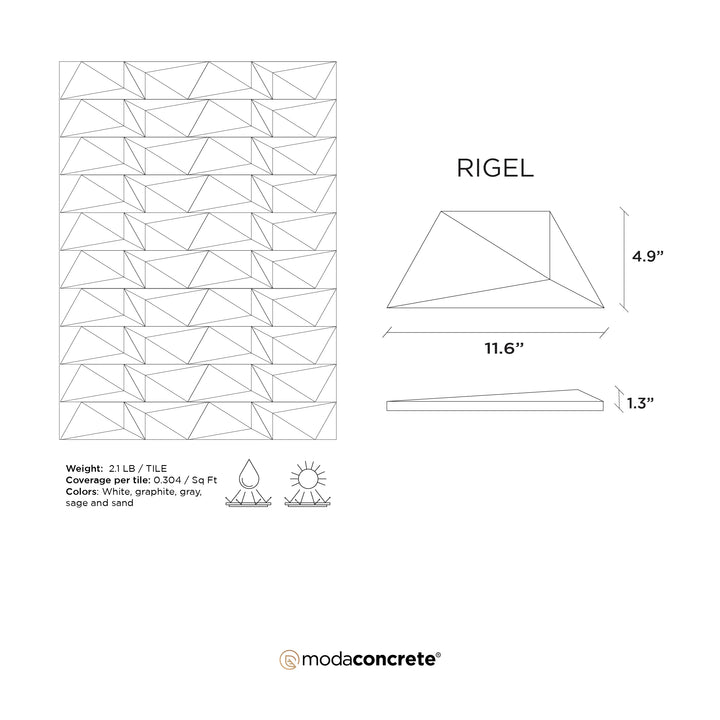 RIGEL Concrete Wall Tile