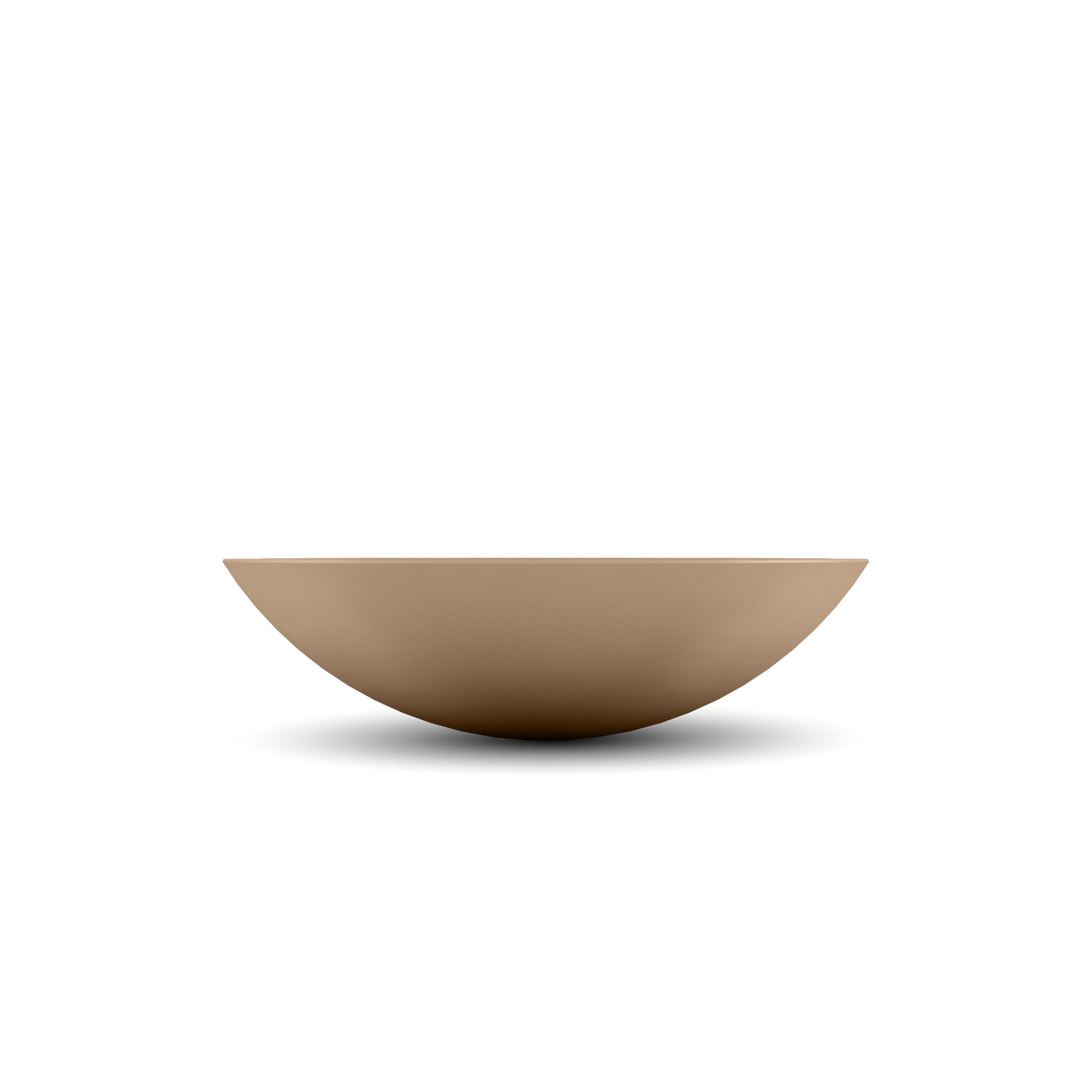 Oceanside Outdoor Shallow Planter in Adobe Buff