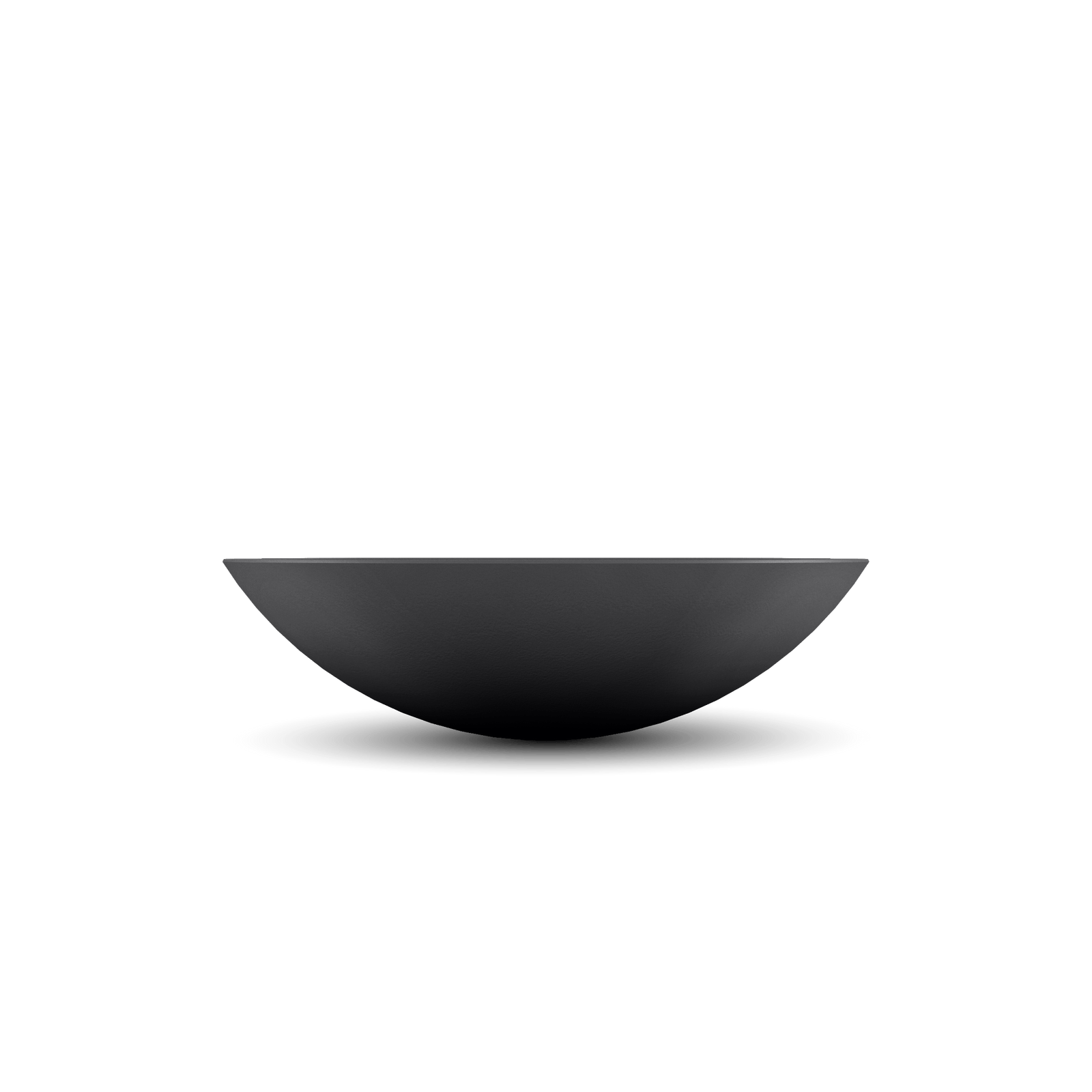 Oceanside Outdoor Shallow Planter in Dark Gray