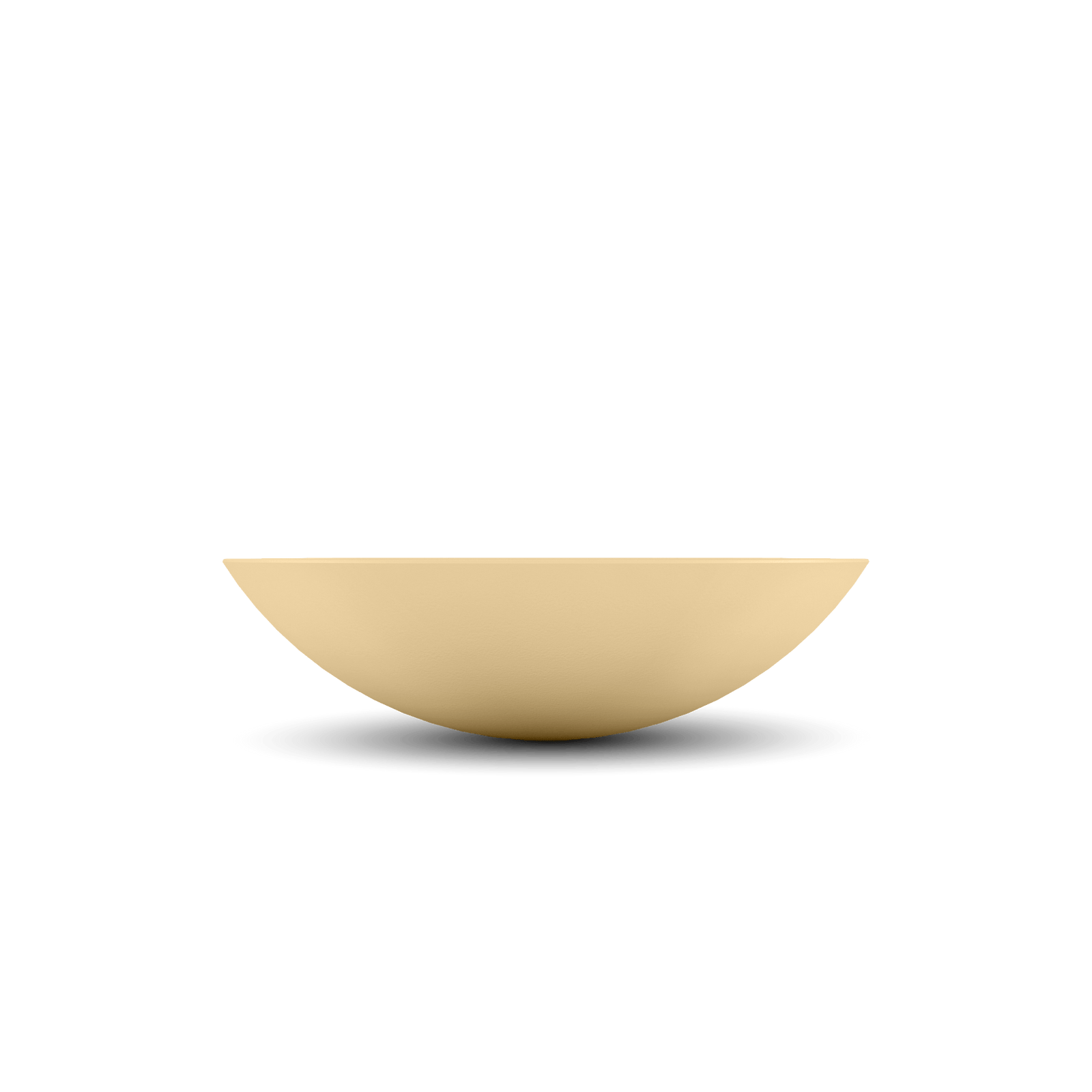 Oceanside Outdoor Shallow Planter in Golden Sandstone