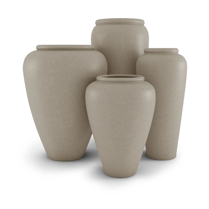 Staccato Large Planter Large Planter 35" H x 27" W White