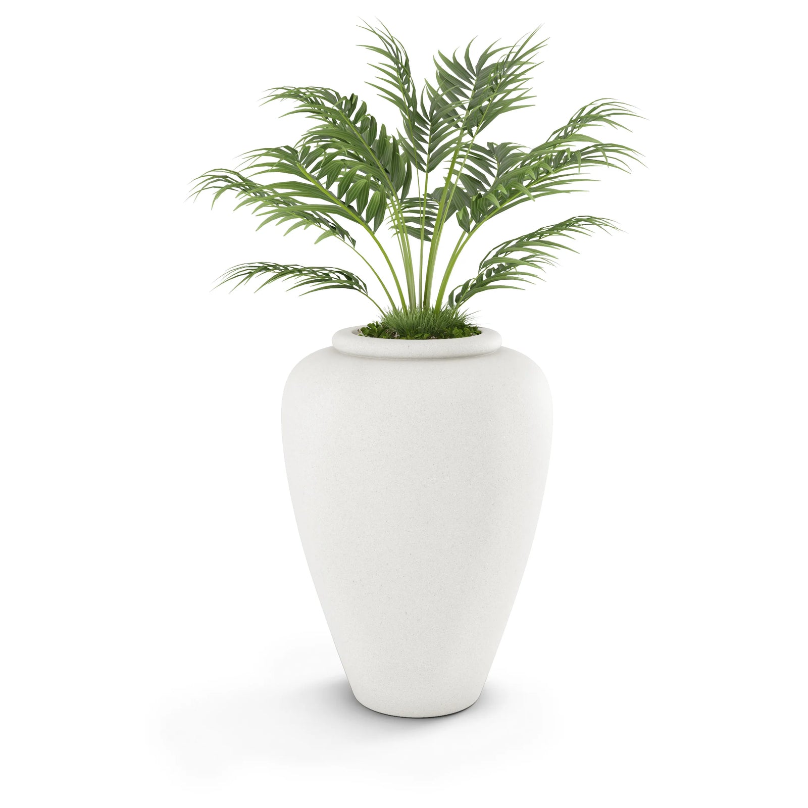 Staccato Large Planter Small Planter 26" H x 20" W White