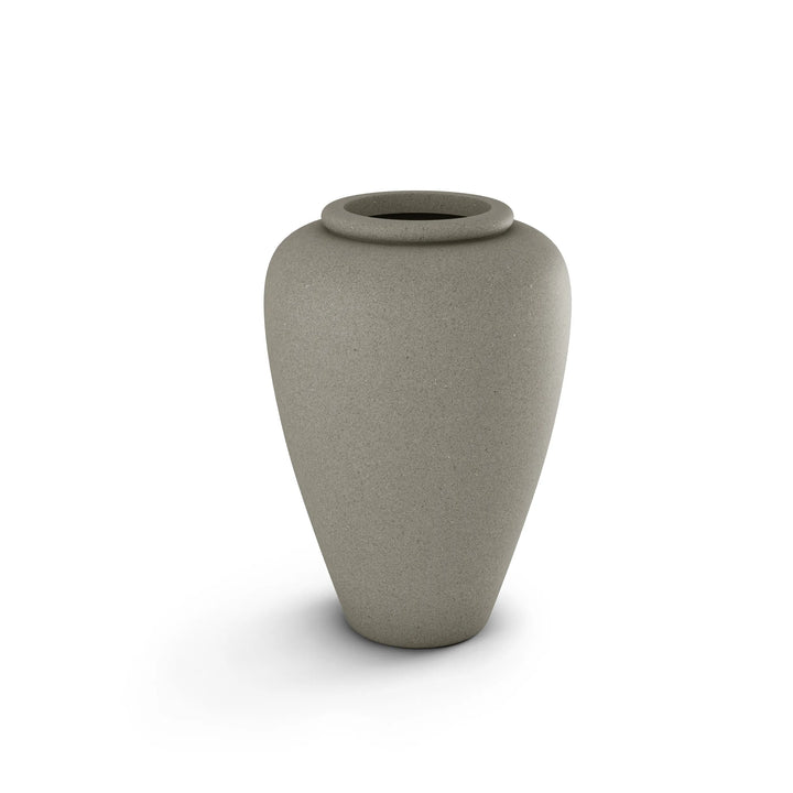 Staccato Large Planter Tall Planter 36" H x 14" W French Grey