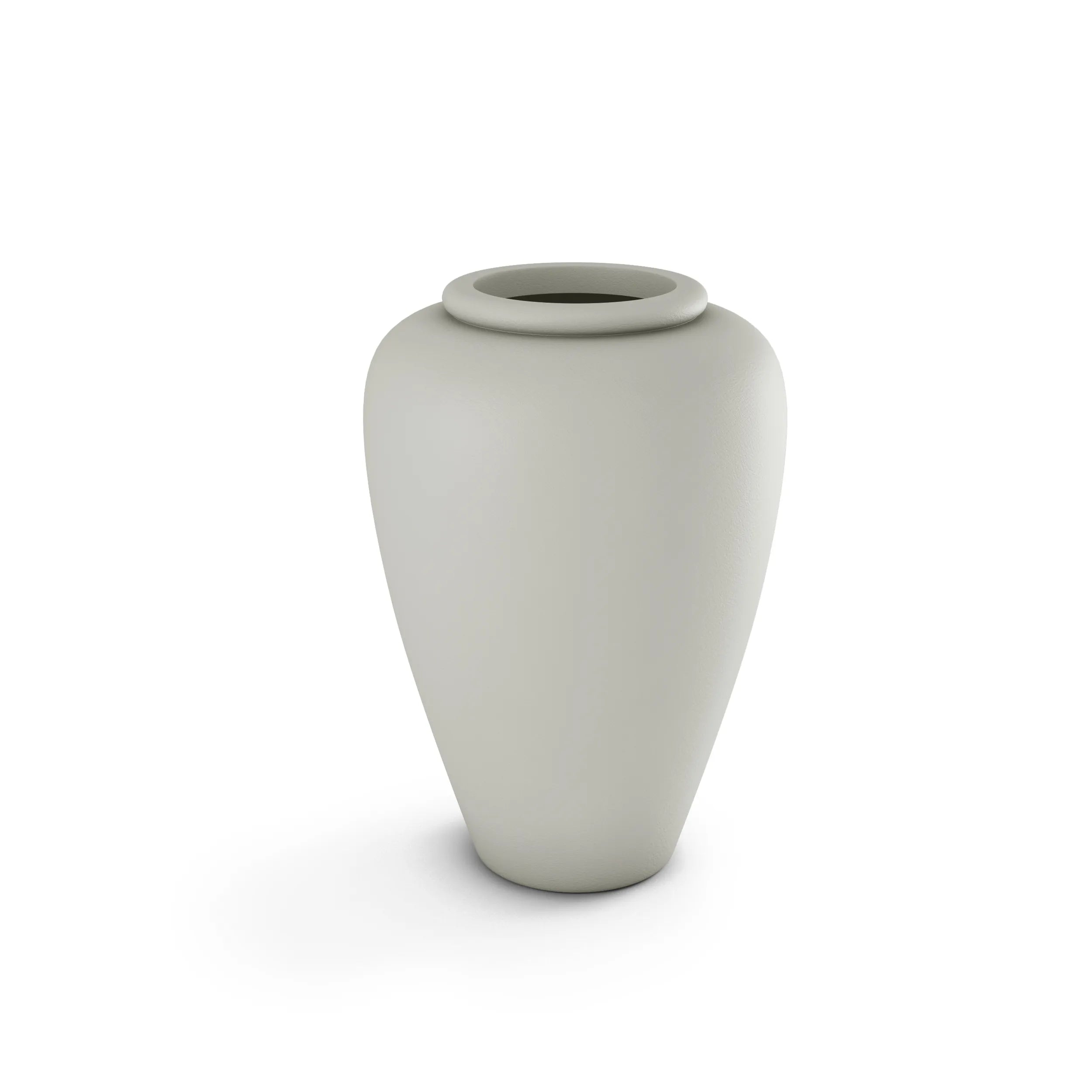 Staccato Large Planter Tall Planter 36" H x 14" W Graphite