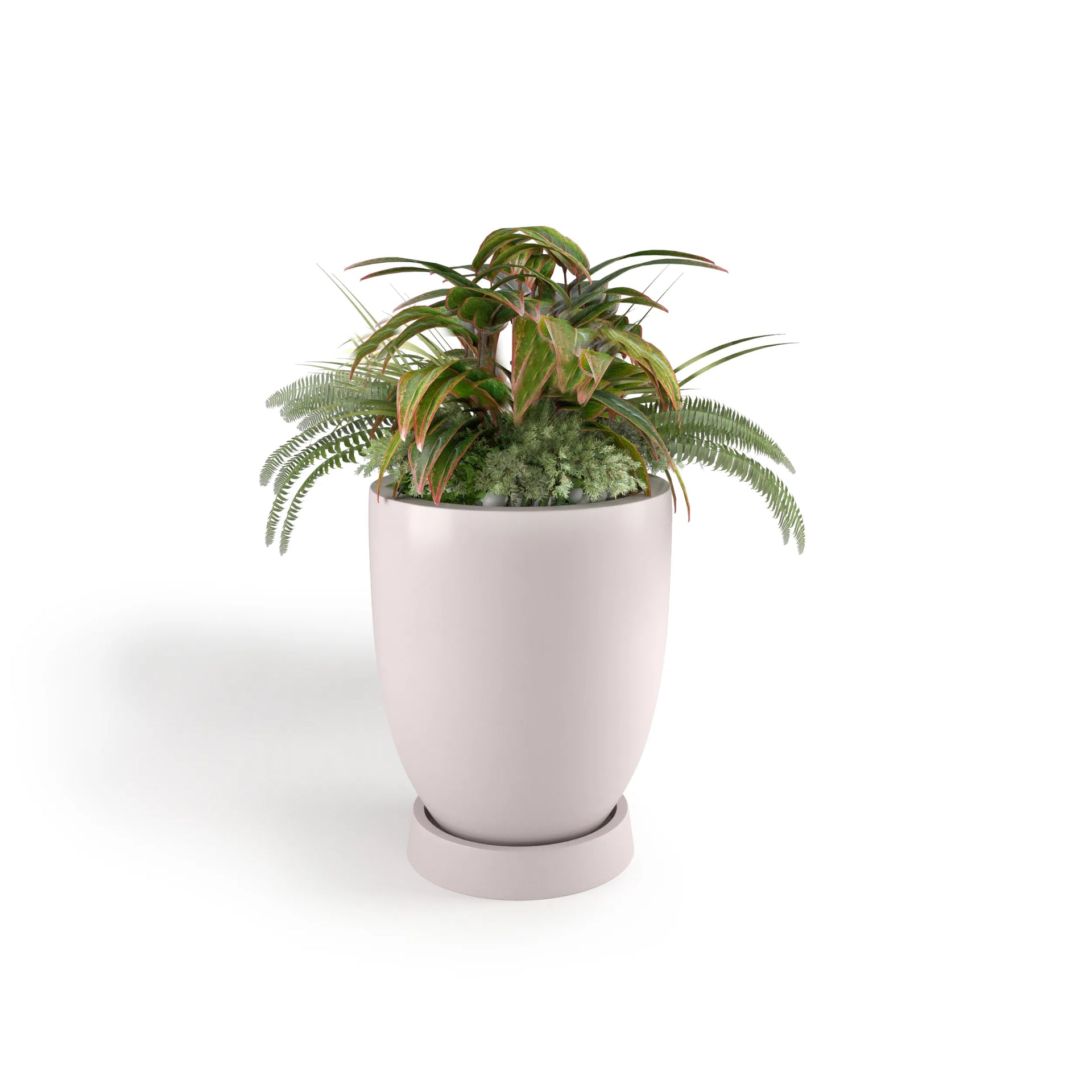 Terra Lightweight Planter Fiber Series Medium Cashmere