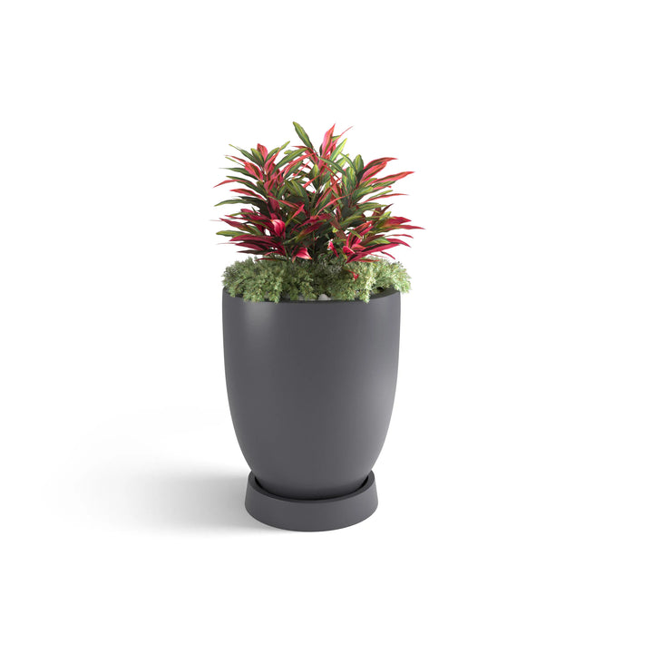 Terra Lightweight Planter Fiber Series Medium Graphite