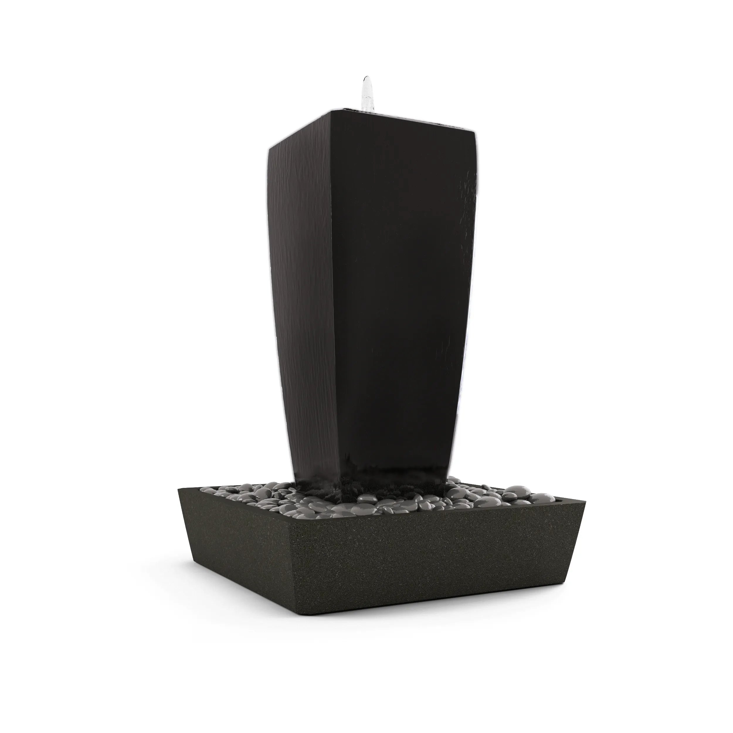 Vasa 52in StoneCast Fountain Set Graphite